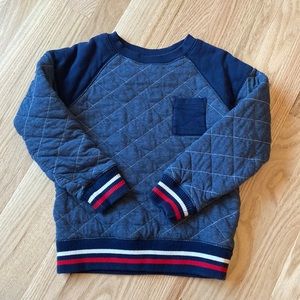 Hannah Andersson youth quilted sweatshirt-120cm US 6-7